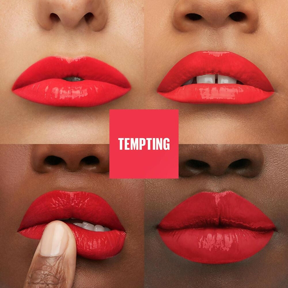 Image 5 of Maybelline New York Super Stay Vinyl Ink Liquid Lipstick, Instant Shine Lasts Up To 16H - Tempting