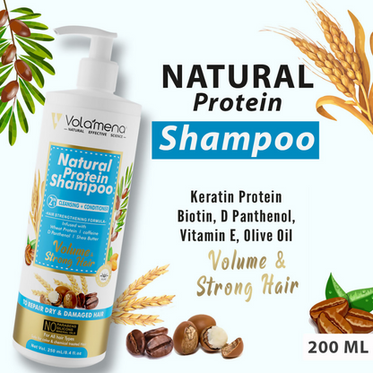 Image 4 of Volamena Natural Protein 2 In 1 Hair Shampoo