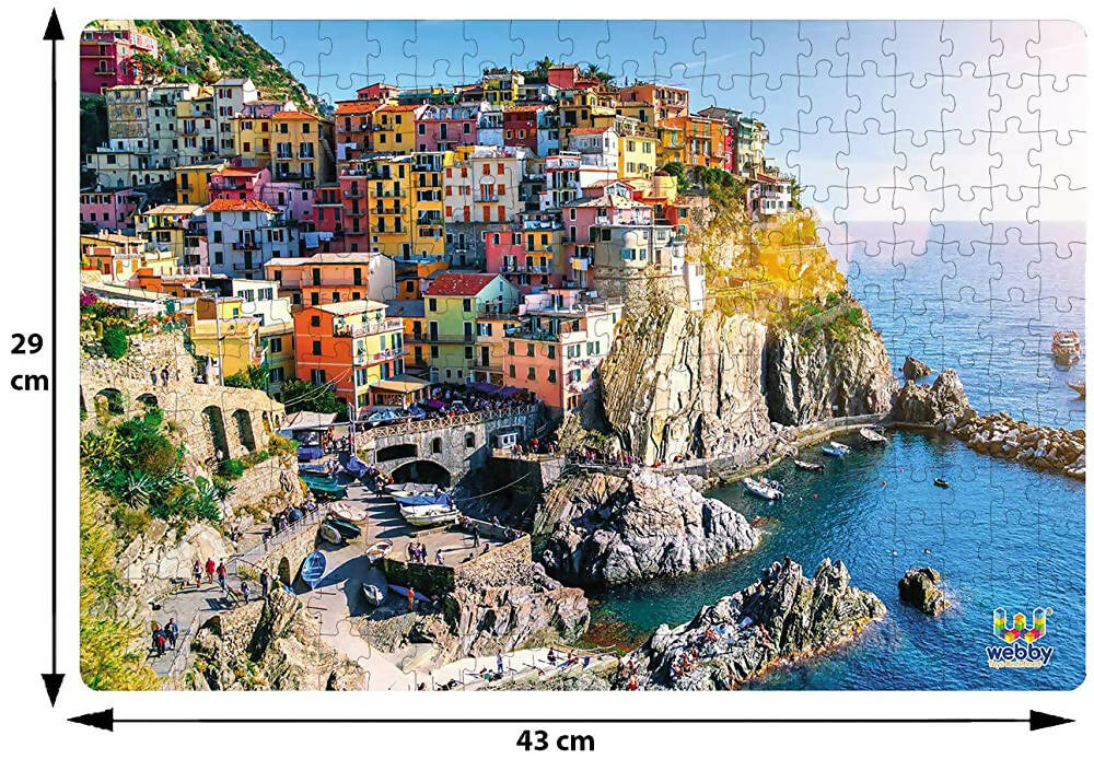 Image 4 of Webby Cinque Terre & Italy Jigsaw Puzzle- 252 Pcs