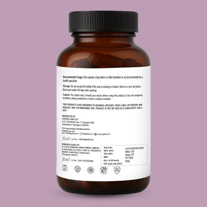 Image 5 of GATACA Pure Trans-Resveratrol - 250 mg Capsules for More Repair, Better Heart, More Life
