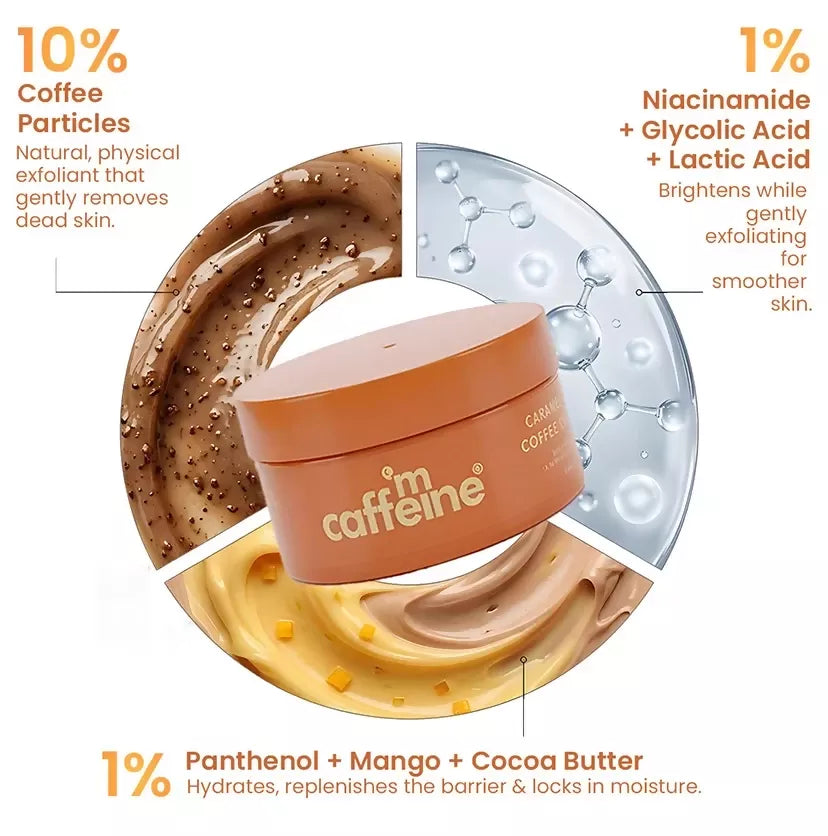 Image 2 of mCaffeine Caramel Eclairs Coffee Body Scrub