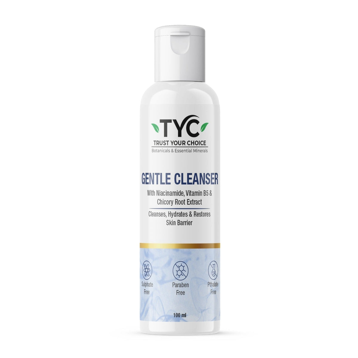 Image 1 of 100 ml / Pack of 1 for the product TYC Gentle Cleanser With Niacinamide, Vitamin B5 & Chicory Root Extract