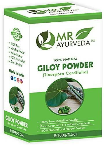Image 1 of 100 gm for the product MR Ayurveda Giloy Powder