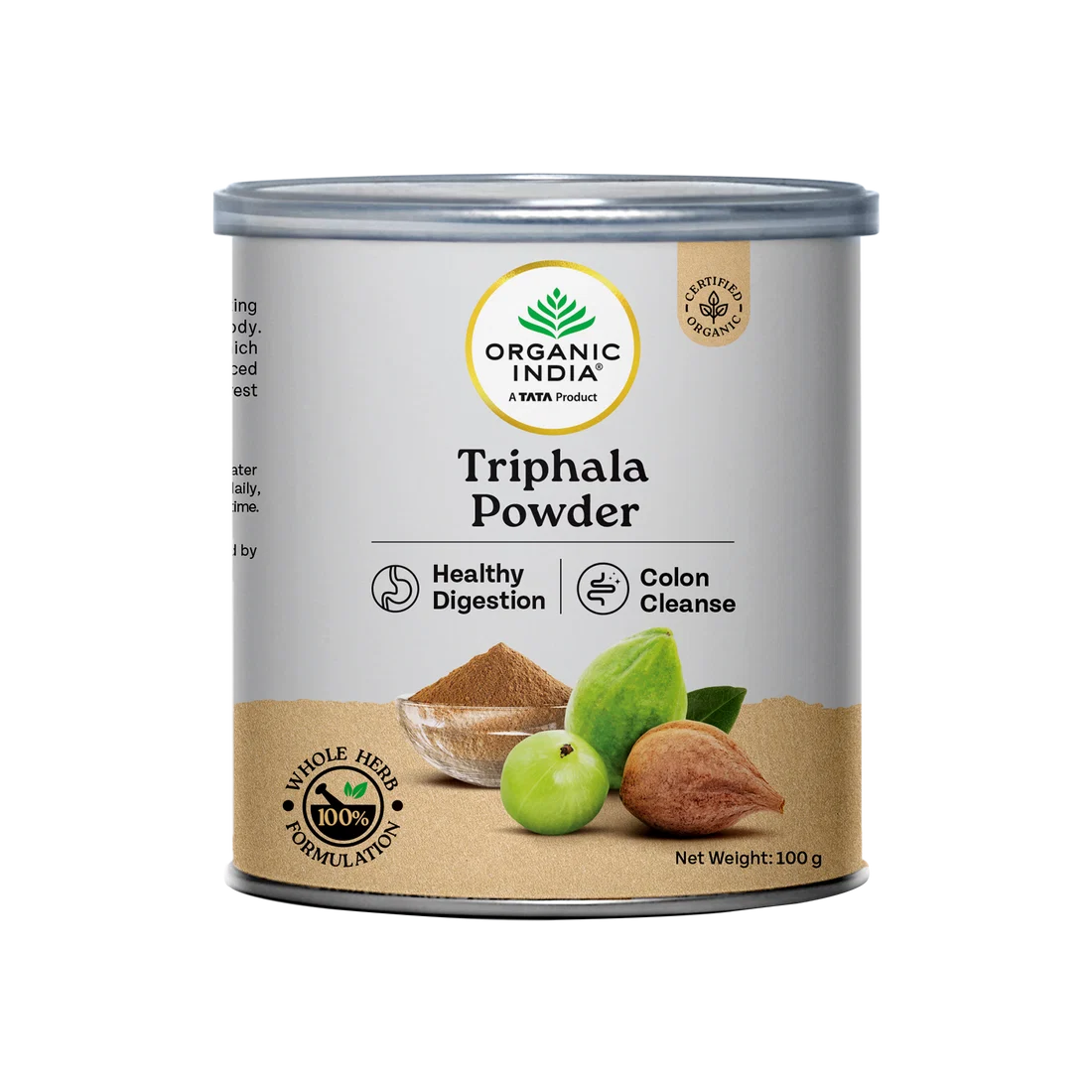 Image 1 of 100 gm for the product Organic India Triphala Powder