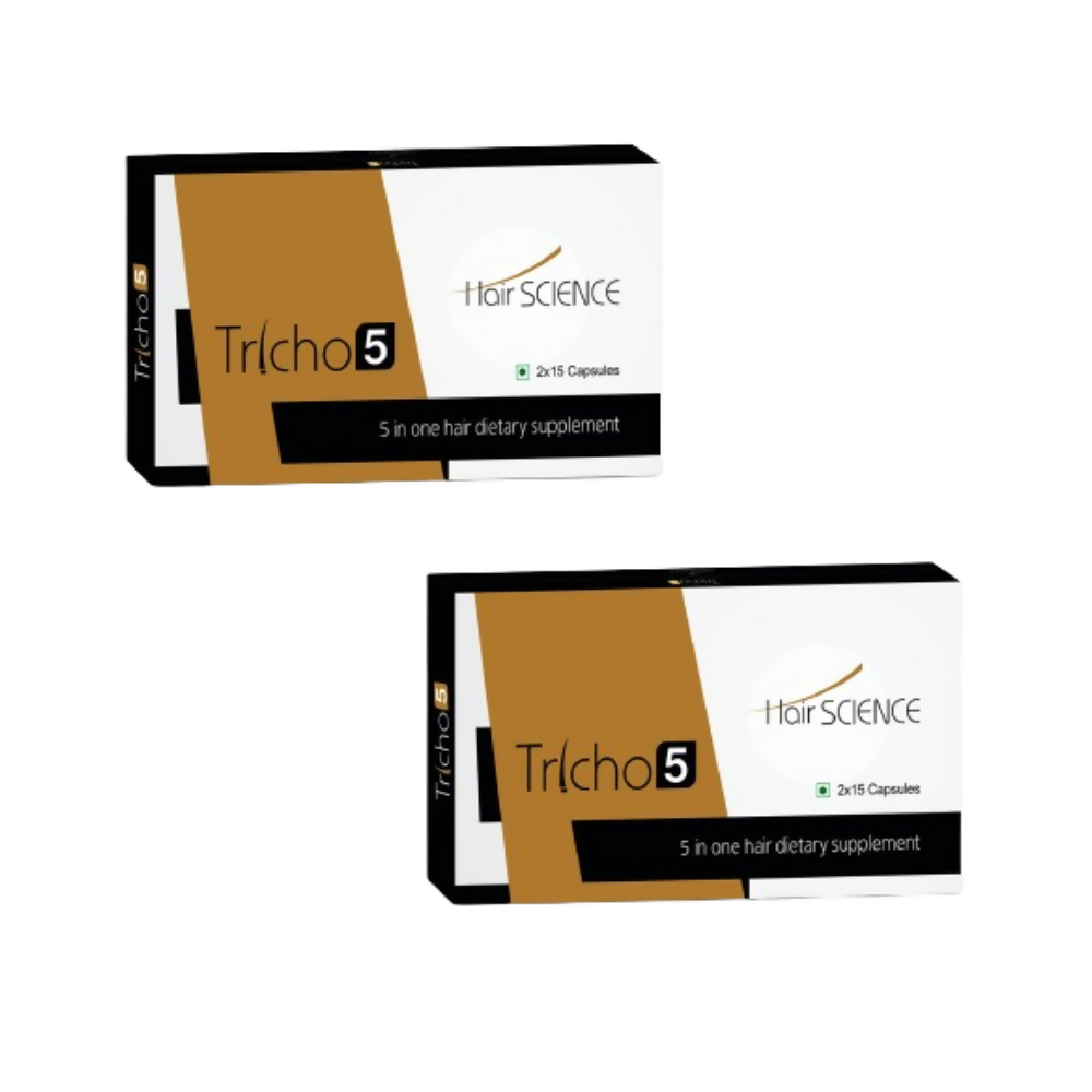 Image 2 of 30 caps / Pack of 2 for the product Tricho 5 Hair Regrowth Capsules