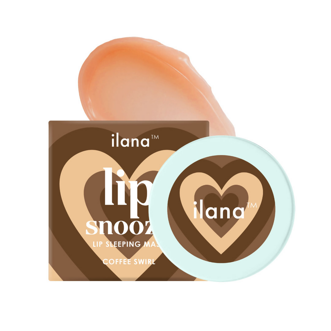 Image 1 of Ilana Lip Snooze Overnight Healing Vegan Lip Mask - Coffee Swirl