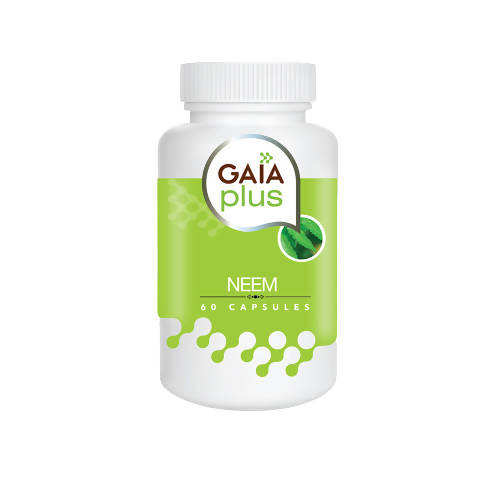 Image 1 of 60 caps for the product Gaia Plus Neem Capsules