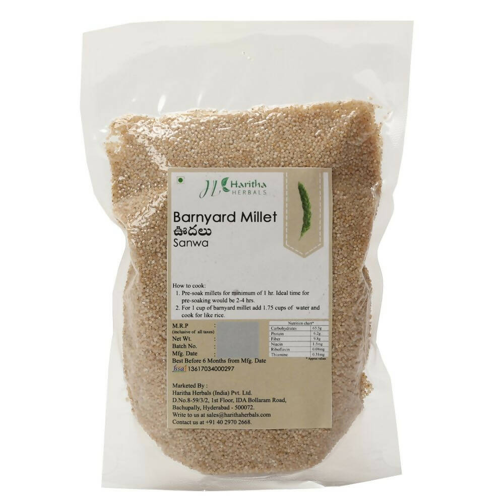 Image 1 of 1 kg for the product Haritha Foods Barnyard Millets