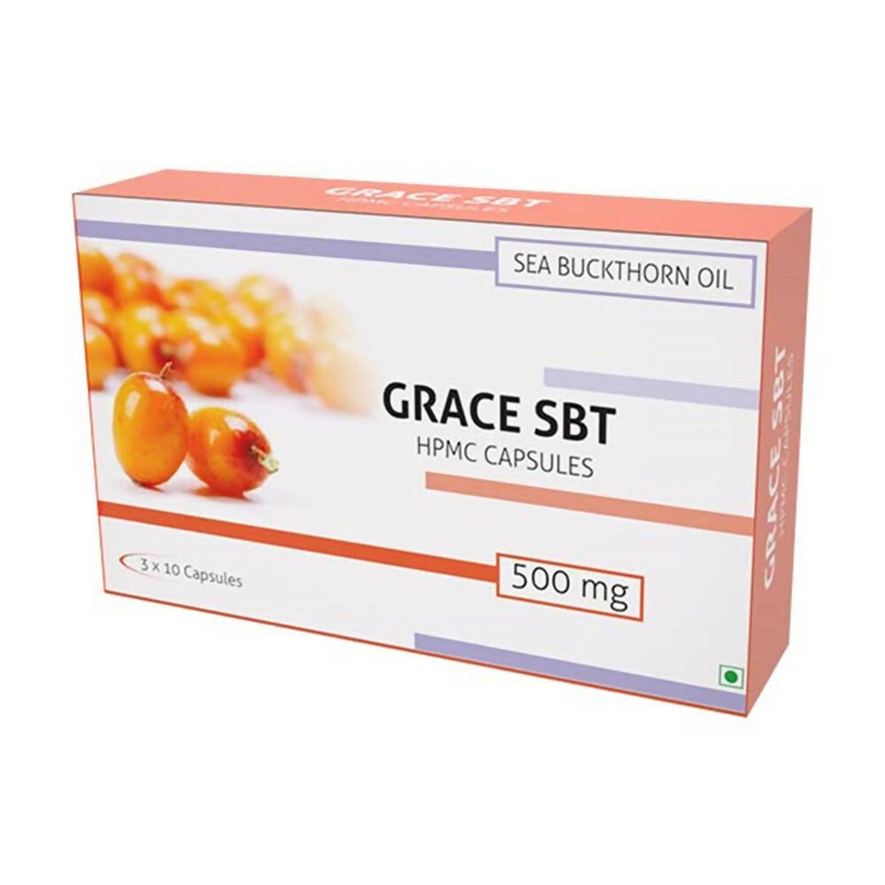 Image 1 of Nutra Grace Sea Buckthorn Oil (SBT) Capsules