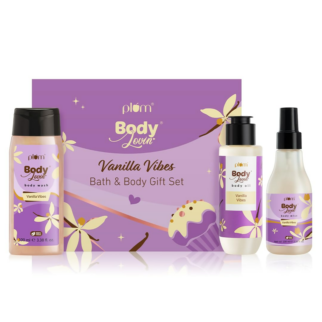 Image 1 of combo / Pack of 1 for the product Plum BodyLovin' Vanilla Vibes Bath & Body Gift Set
