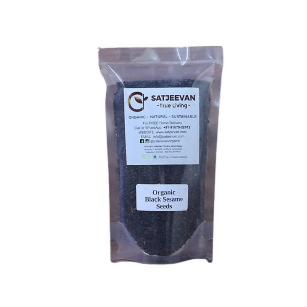 Image 1 of Satjeevan Organic Black Sesame Seeds