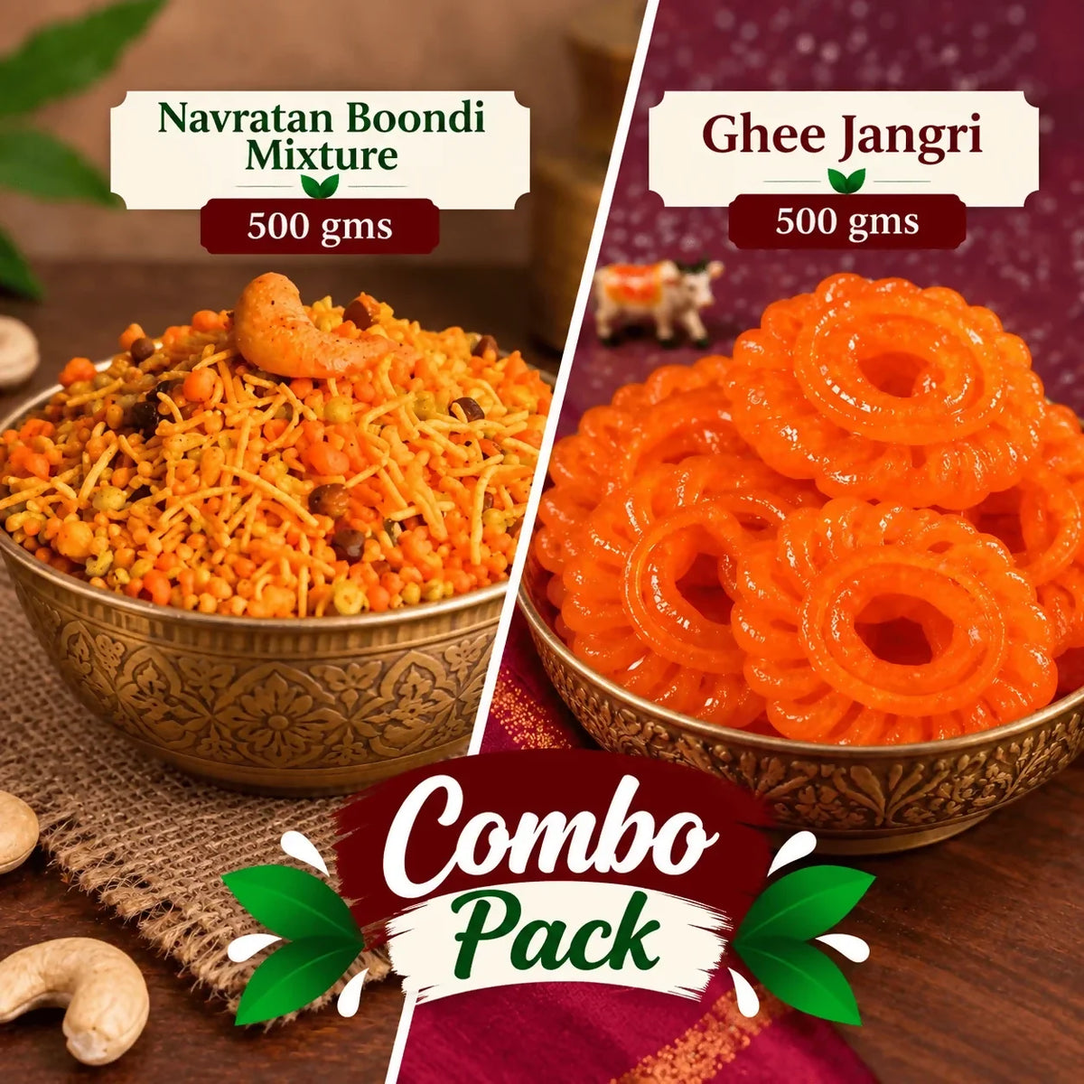 Image 2 of Tenali Ruchulu - Ghee Jangri + Navaratan Boondi