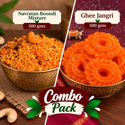 Image 2 of Tenali Ruchulu - Ghee Jangri + Navaratan Boondi