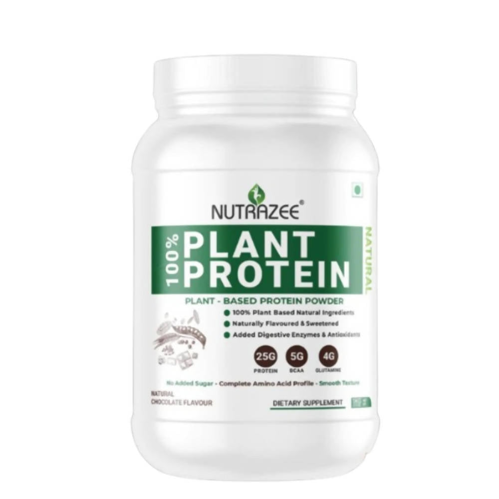 Image 1 of 400 gm for the product Nutrazee 100% Plant Protein Powder