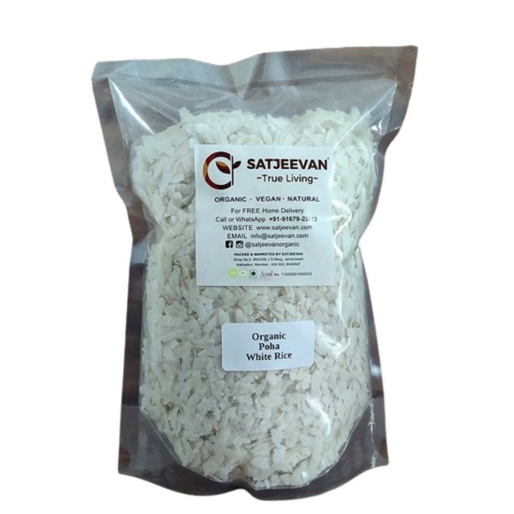 Image 1 of Satjeevan Organic Poha White Rice