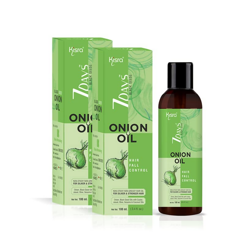 Image 1 of Kisra 7Days Black Seed Onion Hair Oil