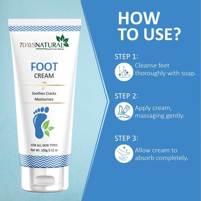 Image 5 of 7 Days Feet Smooth Foot Crack Cracked Heel Repair Foot Cream