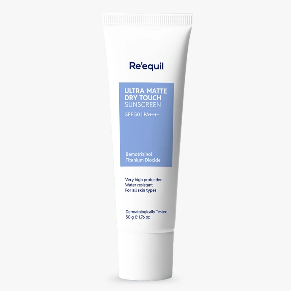 Image 1 of Re'equil Ultra Matte Dry Touch Sunscreen Gel SPF 50 PA++++