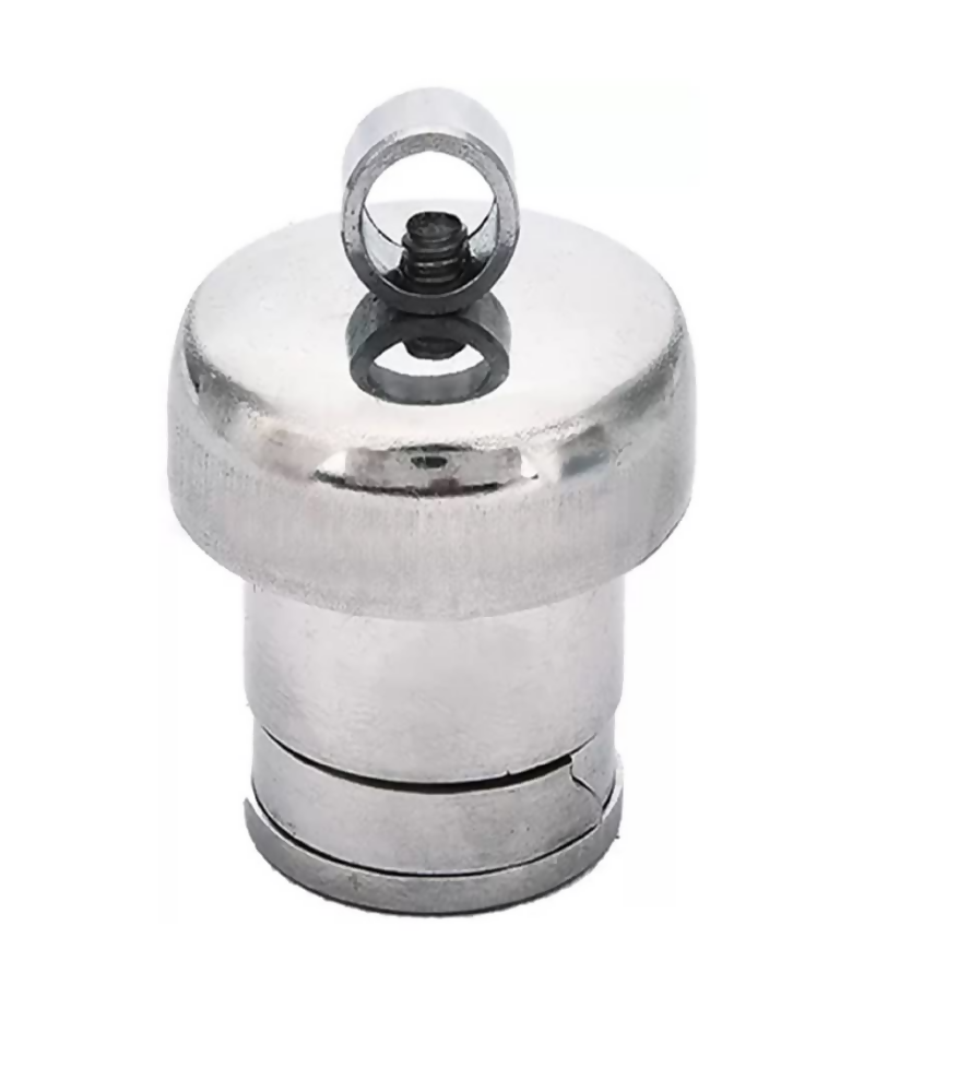Image 4 of NILAY Whistle Regulator Brass Vent Pipe, Steel Weight Whistle and Silver Safety Valve for All Pressure Cookers (Silver)(Vent Pipe)