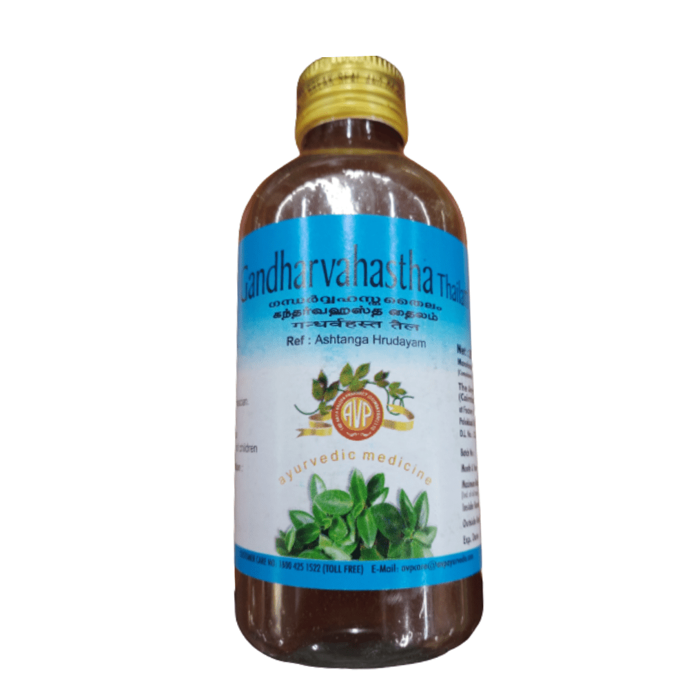 Image 1 of 200 ml for the product AVP Ayurveda Gandharvahastha Thailam