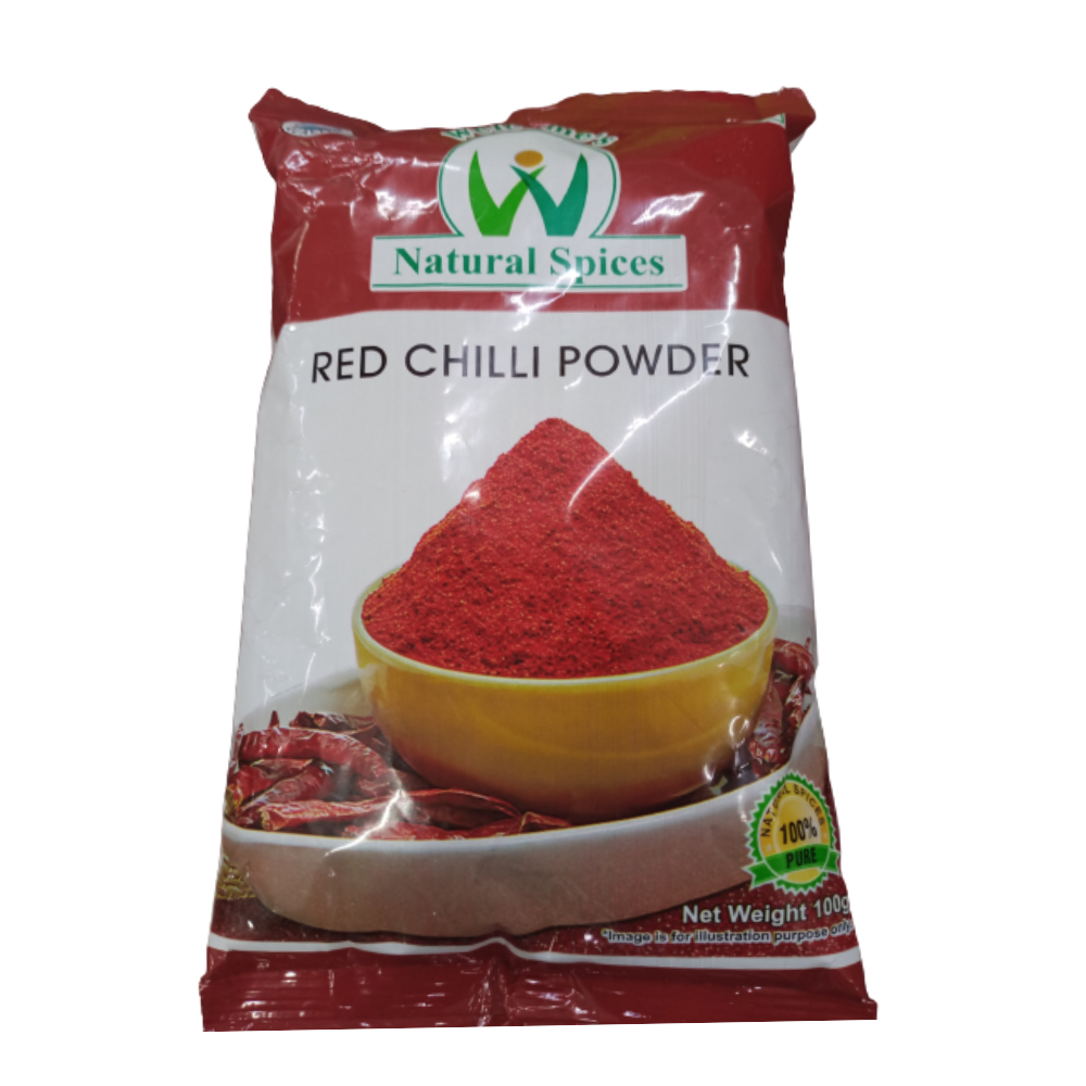 Image 1 of 100 gm / Pack of 1 for the product Welcome’s Natural Spices Red Chilli Powder