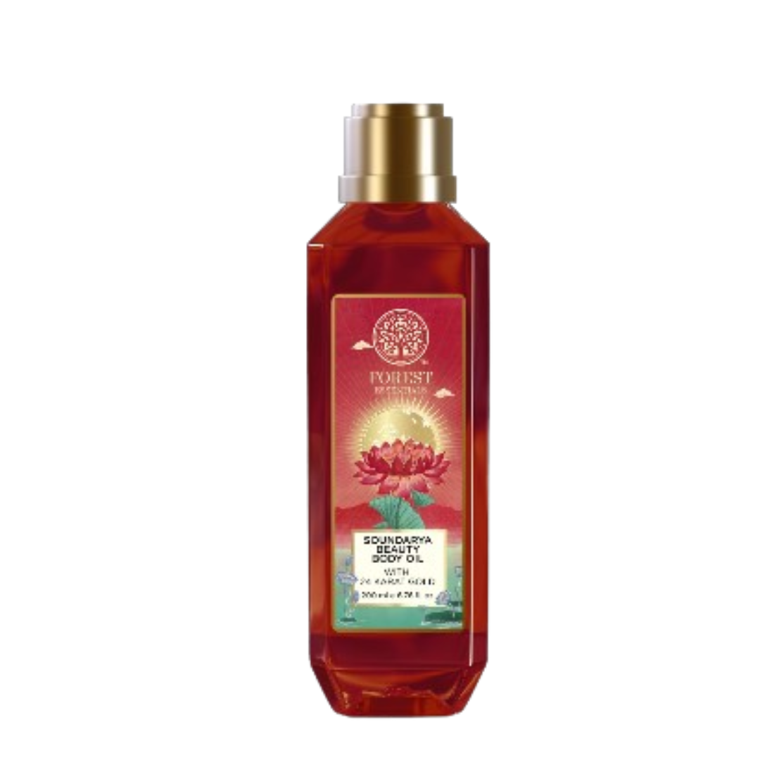 Image 1 of Forest Essentials Soundarya Beauty Body Oil with 24 Karat Gold