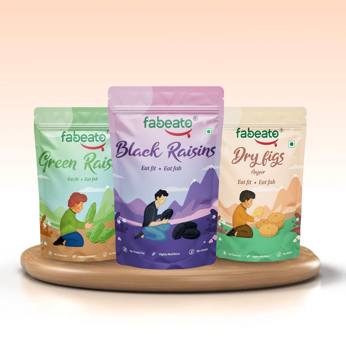 Image 1 of Fabeato Premium Dry Fruits 3 Combo