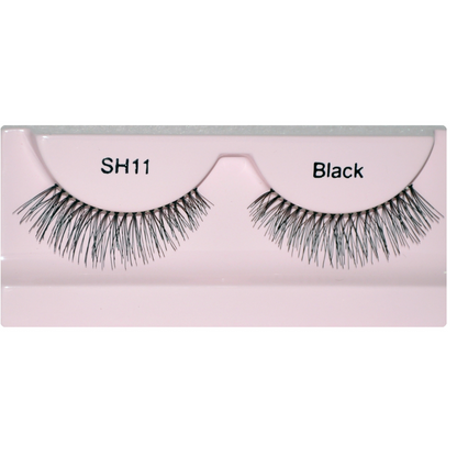 Image 1 of Glamgals Hollywood-U.S.A Stylish Black Soft Thick Reusable False Eye Lashes For Women - SH11