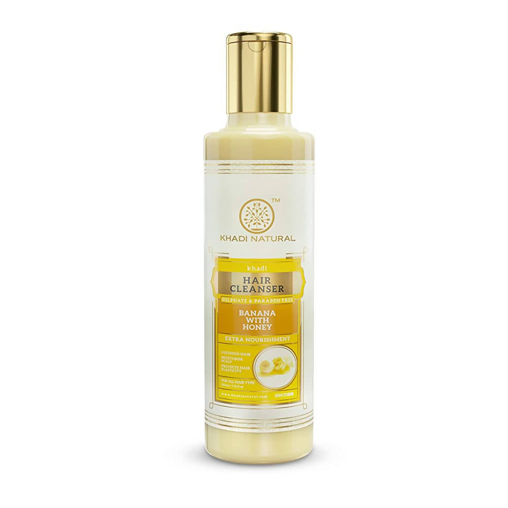 Image 1 of 210 ml for the product Khadi Natural Banana With Honey Hair Cleanser