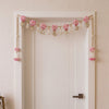 Image 1 of Renu's Creation Pink Blossom Pearl Swag Toran