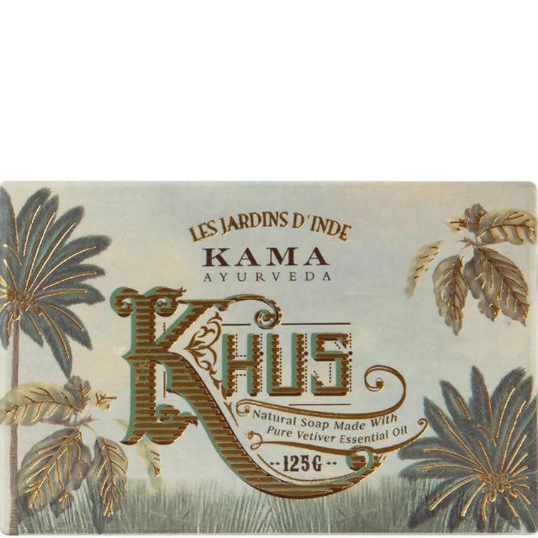 Image 1 of 125 gm for the product Kama Ayurveda Natural Khus Soap 125gm