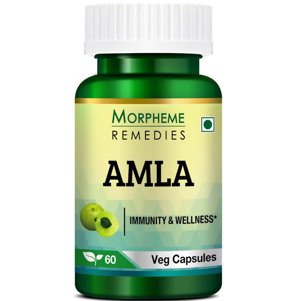 Image 1 of 60 Capsules for the product Morpheme Remedies Amla Capsules