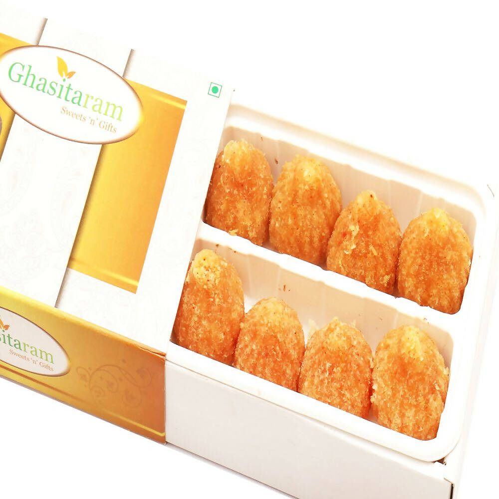 Image 1 of 200 gm for the product Ghasitaram Gud Coconut Modaks