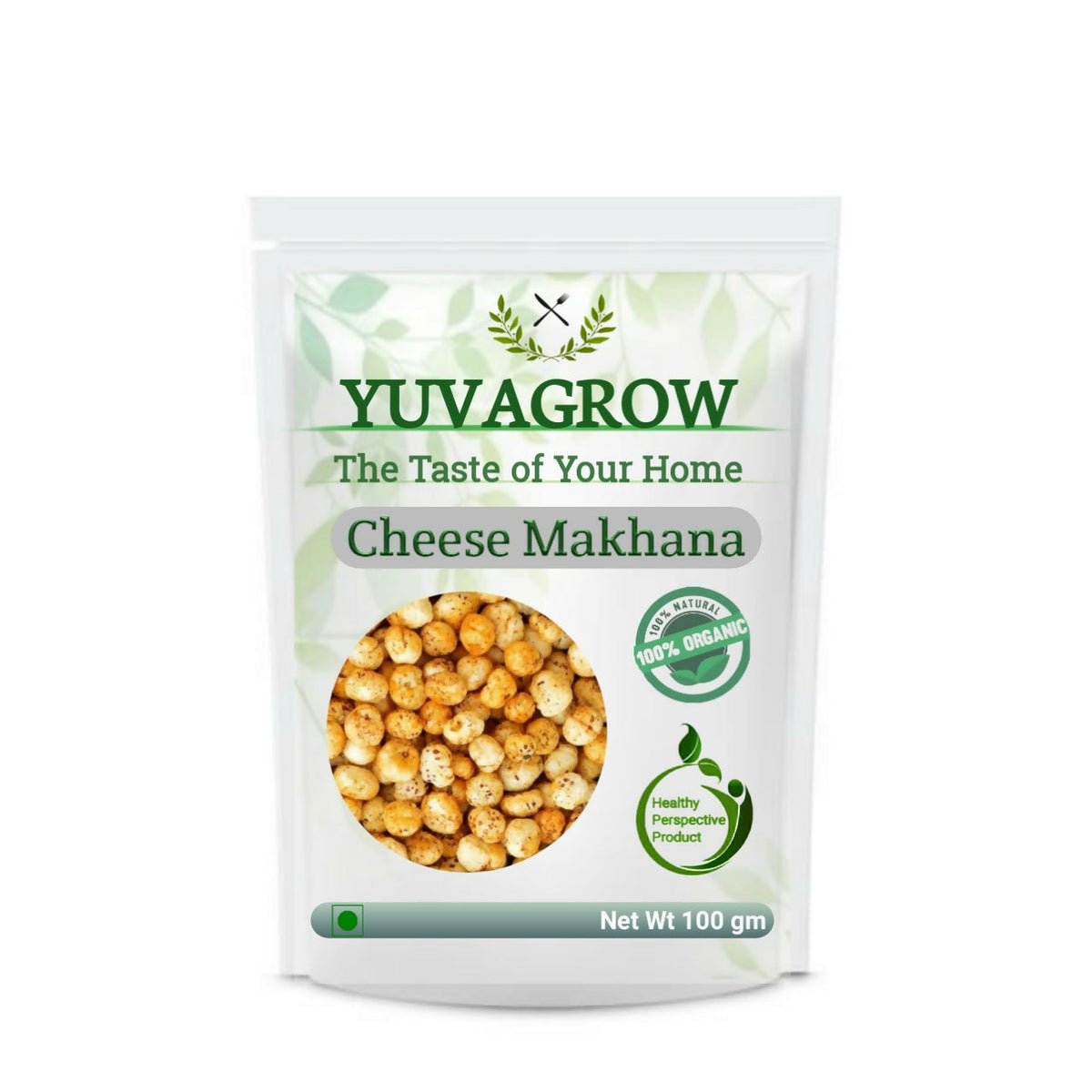 Image 1 of 100 gm for the product Yuvagrow Cheese Makhana