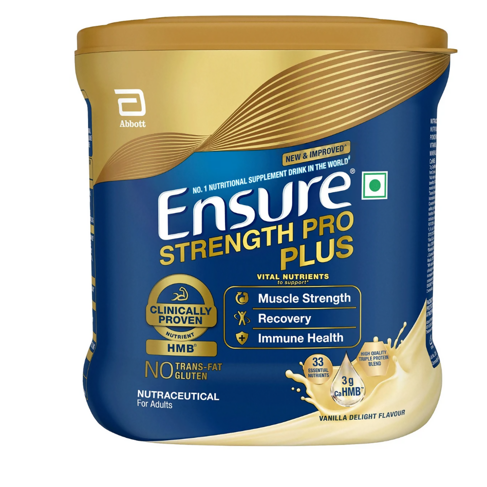 Image 1 of 400 gm for the product Ensure Strength Pro Plus Flavour Vanilla Delight