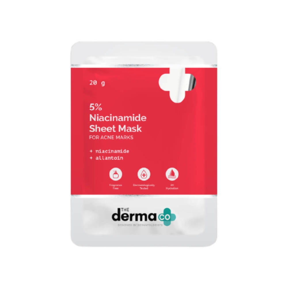 Image 1 of 20 gm for the product The Derma Co 5% Niacinamide Sheet Mask