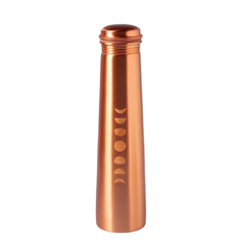 Image 1 of 750 ml for the product Isha Life Sleek Mystic Moon Copper Bottle