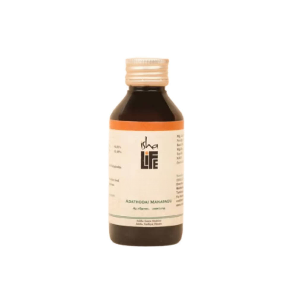 Image 1 of 100 ml for the product Isha Life Adathodai Manapagu Syrup