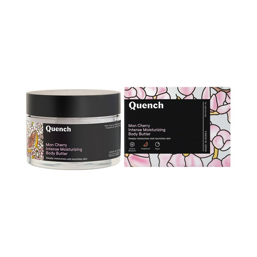 Image 1 of Quench Moisturizing Body Butter with Cherry Blossom Repairs Dry Damaged Skin