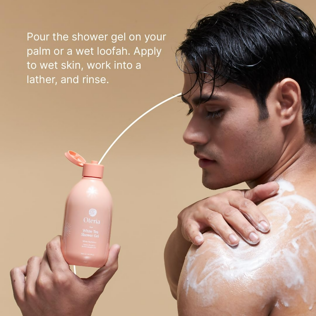 Image 5 of Oteria White Tea Body Shower Gel For Sun-Damaged Skin Suitable For All Skin Types