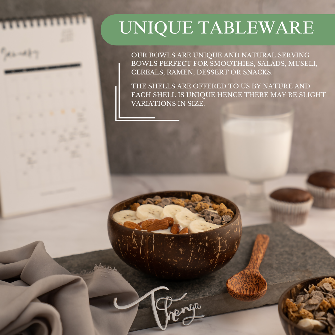 Image 4 of Thenga Artisan Coconut Bowl with Spoon