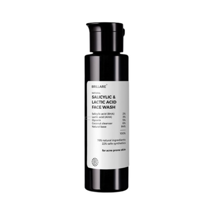 Image 1 of 100 ml / Pack of 1 for the product Brillare Oil Control & Acne Care Deep Cleansing 2% Salicylic Acid Face Wash