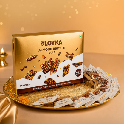 Image 1 of Loyka Almond Brittle Gold 28 Pcs Box