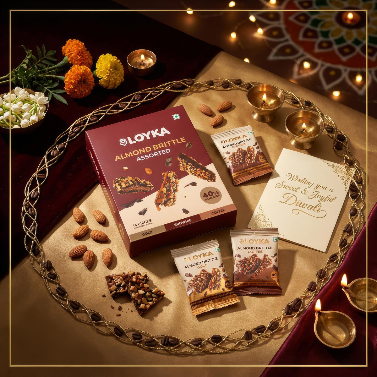 Image 5 of Loyka Almond Brittle Assorted 14 Pcs Box