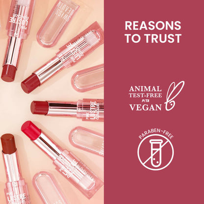 Image 7 of Swiss Beauty High Shine Finish Smooth Glide Pure Lustre Lipstick - 7 Twisted Caramel
