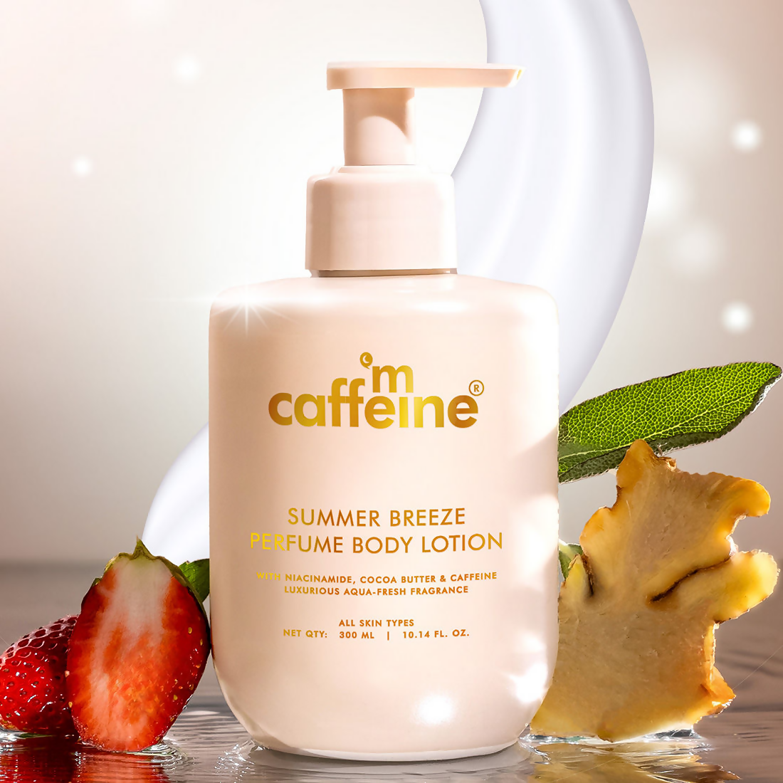 Image 1 of mCaffeine Summer Breeze Perfume Body Lotion