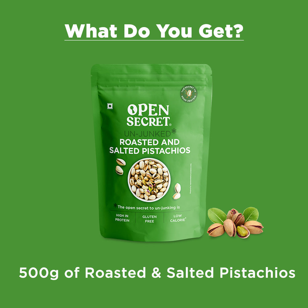 Image 3 of Open Secret Unjunked Roasted and Salted Pistachios