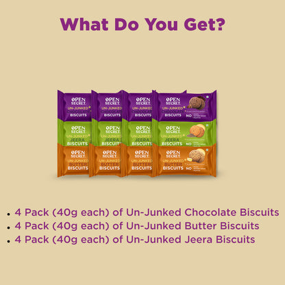 Image 2 of Open Secret Assorted Unjunked Biscuits Combo (Pack of 12)