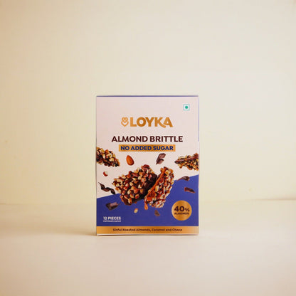 Image 2 of Loyka Almond Brittle 12 pcs Box (No Added Sugar)