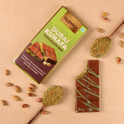 Image 3 of Loyka Dubai Kunafa Chocolate Bar